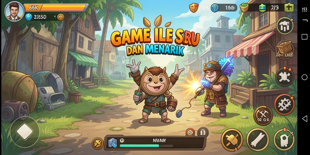 Tampilan gameplay 66K yang menarik dan seru.