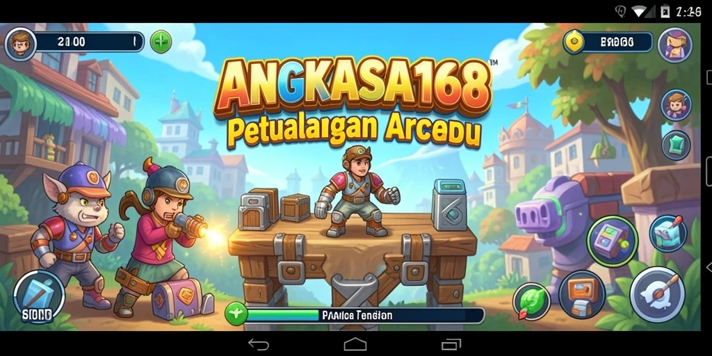 Tampilan gameplay seru dan menantang dari ANGKASA168.
