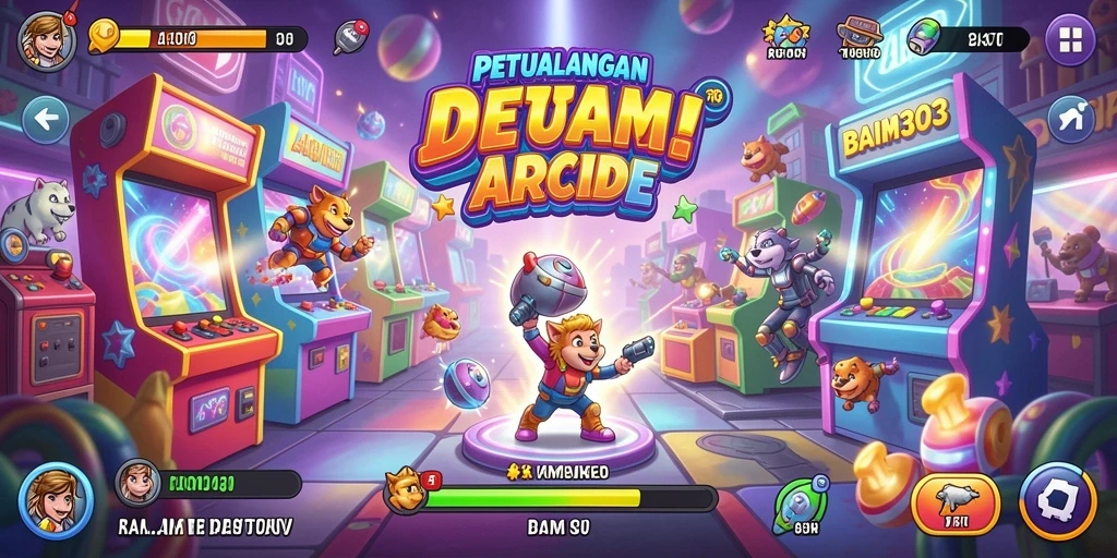 Tampilan gameplay yang menarik dari BAIM303 dalam genre Arcade.