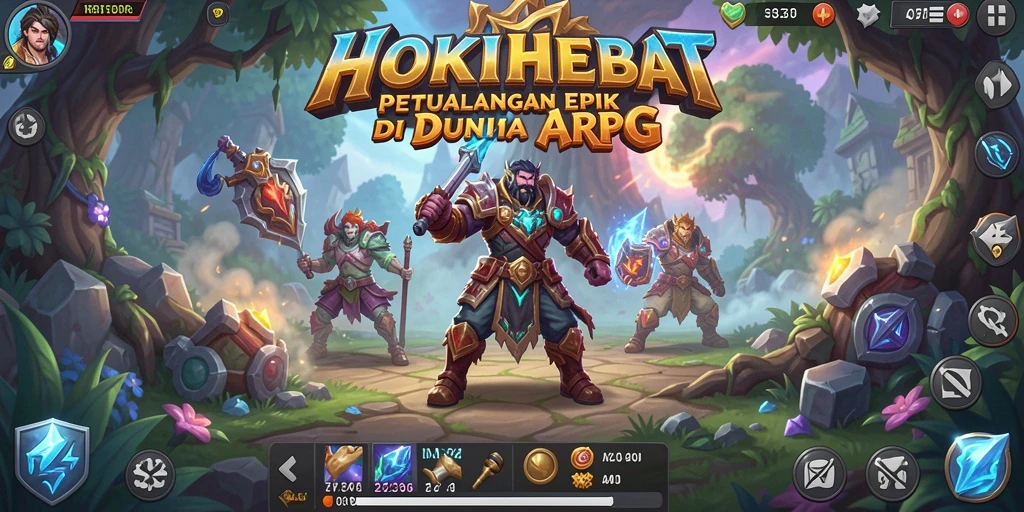 Tampilan gameplay HOKIHEBAT yang memukau di dunia ARPG.