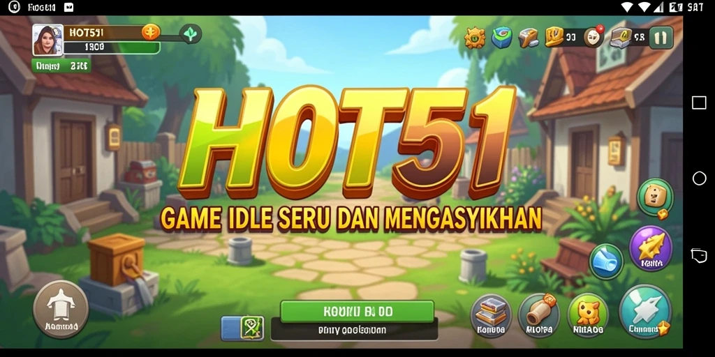 Tampilan gameplay HOT51 yang menarik dan penuh warna.