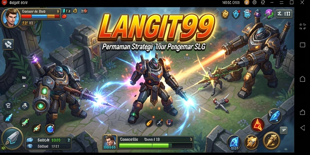 Tampilan gameplay menarik LANGIT99 yang penuh strategi.
