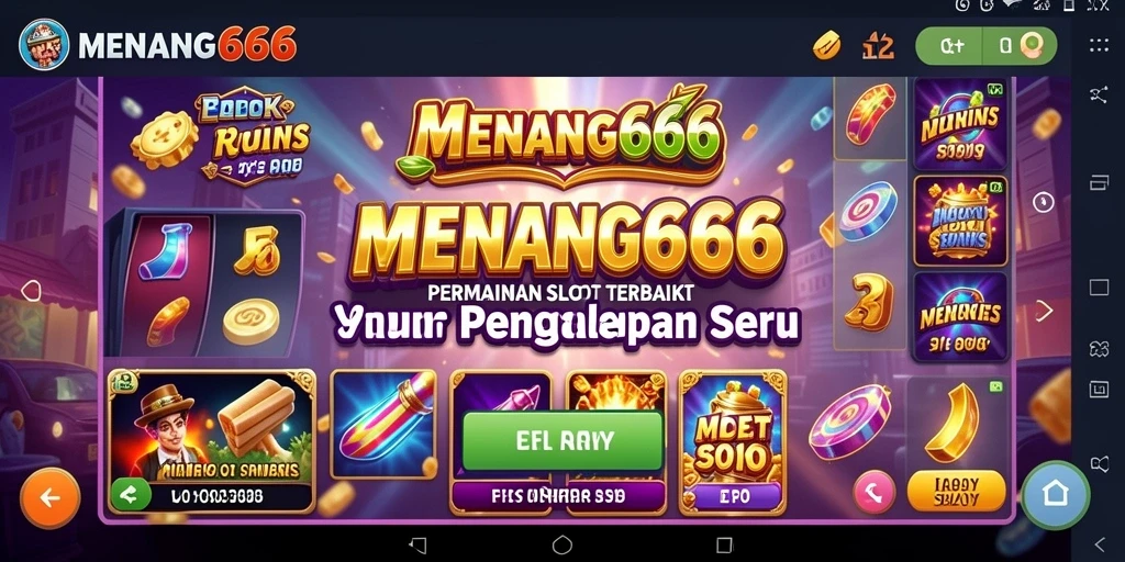 Screenshot MENANG666 menunjukkan gameplay Slot yang mendebarkan dan menarik.