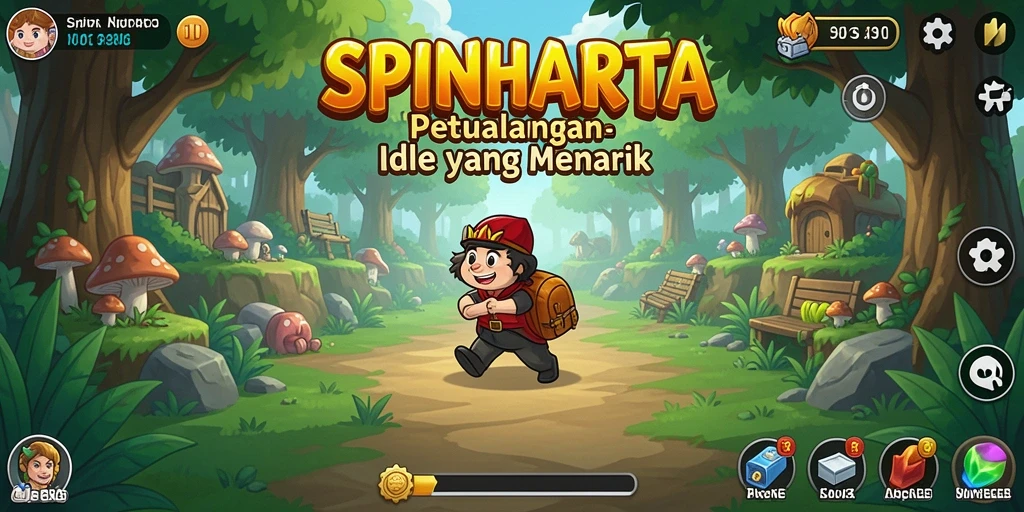 Gameplay SPINHARTA yang memikat dan penuh harta karun.