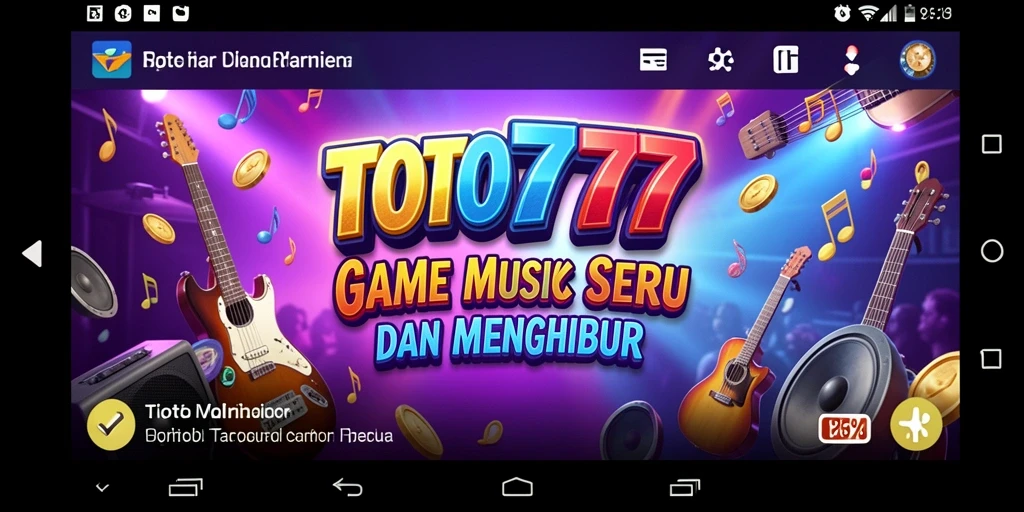 Tampilan gameplay TOTO777 yang seru dan interaktif.